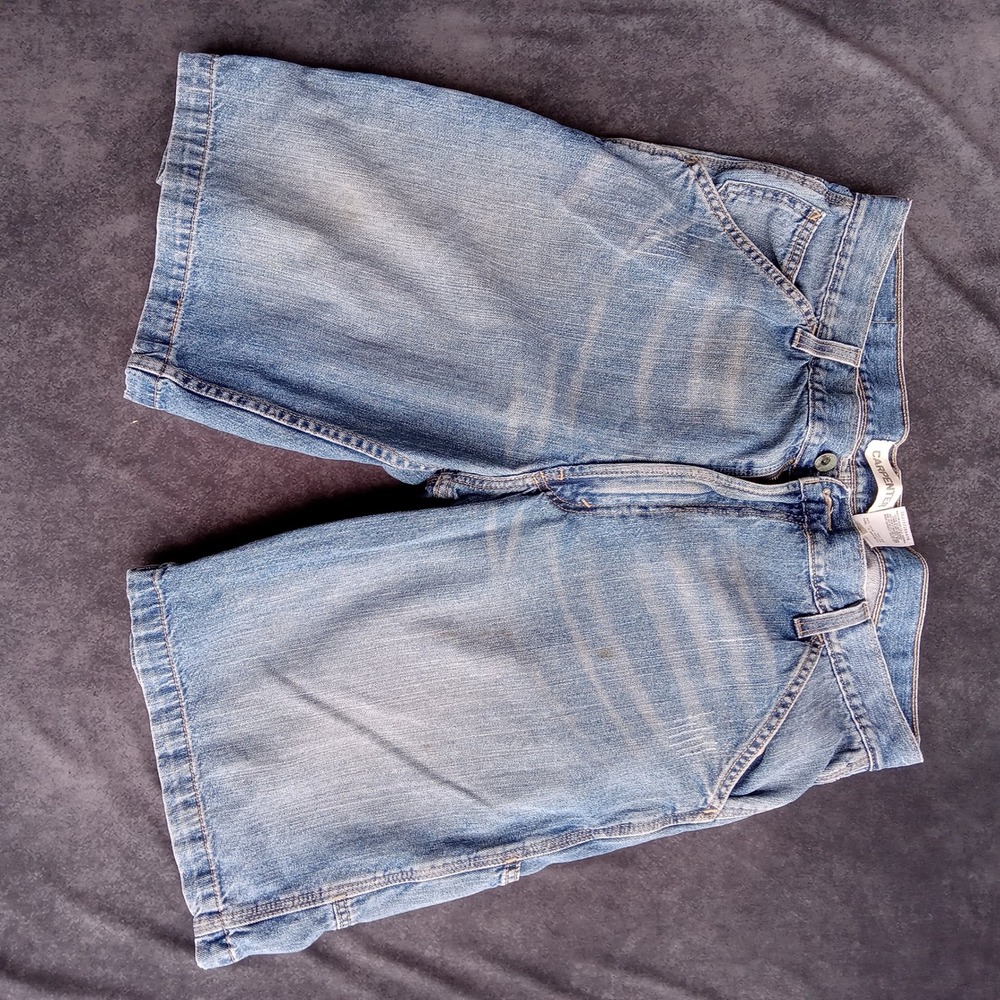 Levi's Y2K Vintage 2000s Carpenter Denim Workwear Utility Shorts Mens W38